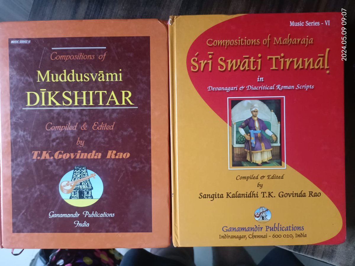 New books added to my collection
#carnaticmusic #swatithirunal #mutthuswamidikshita
#carnatic