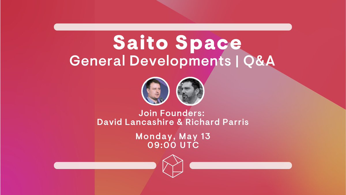 Saito Space 🟥 Monday, May 13 - 09:00 UTC 🗓️ We'll discuss what's under development at Saito and the challenges of pioneering real #Web3 apps. From third-party crypto integrations to our Limbo Live-streaming protocol and more! Set a reminder! x.com/i/spaces/1lDGL…