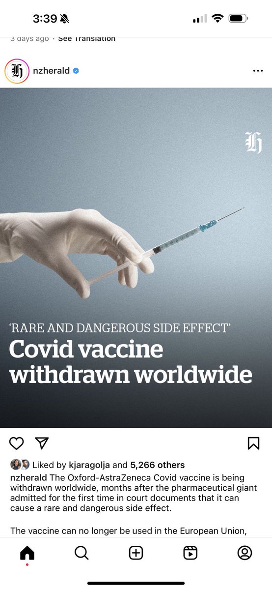 @nzherald why did you close all comments (look at the bottom, no comment choice). Why are you referring to it as “JAB” in the article, after 3 years of pushing “vaccine”? What will you do when the headline is about Pfizer? That day is coming, now, who the hell is conspiracy…