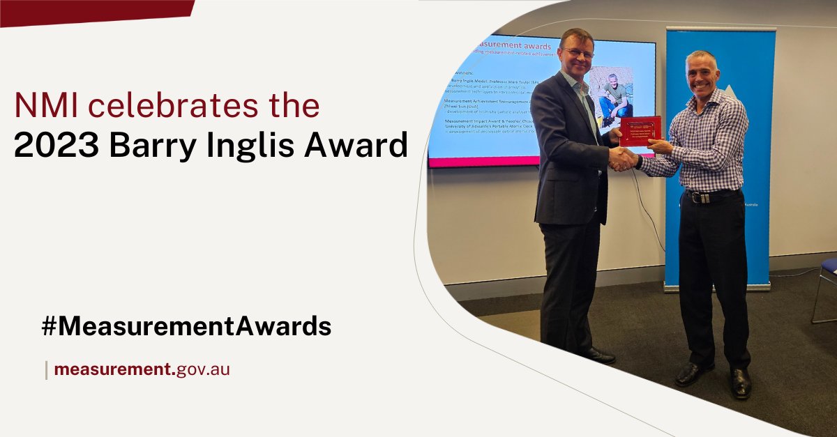 A shout-out to all those who made it to the “Know Your Neighbour” event hosted by <a href="/WaterRA_updates/">Water Research Australia</a> and <a href="/NMIAustralia/">NMI Australia</a>. Prof Mark Taylor from <a href="/VicGovEPA/">Environment Protection Authority Victoria</a>  was also officially awarded the 2023 Barry Inglis Award. #WaterResearch #MeasurementAwards