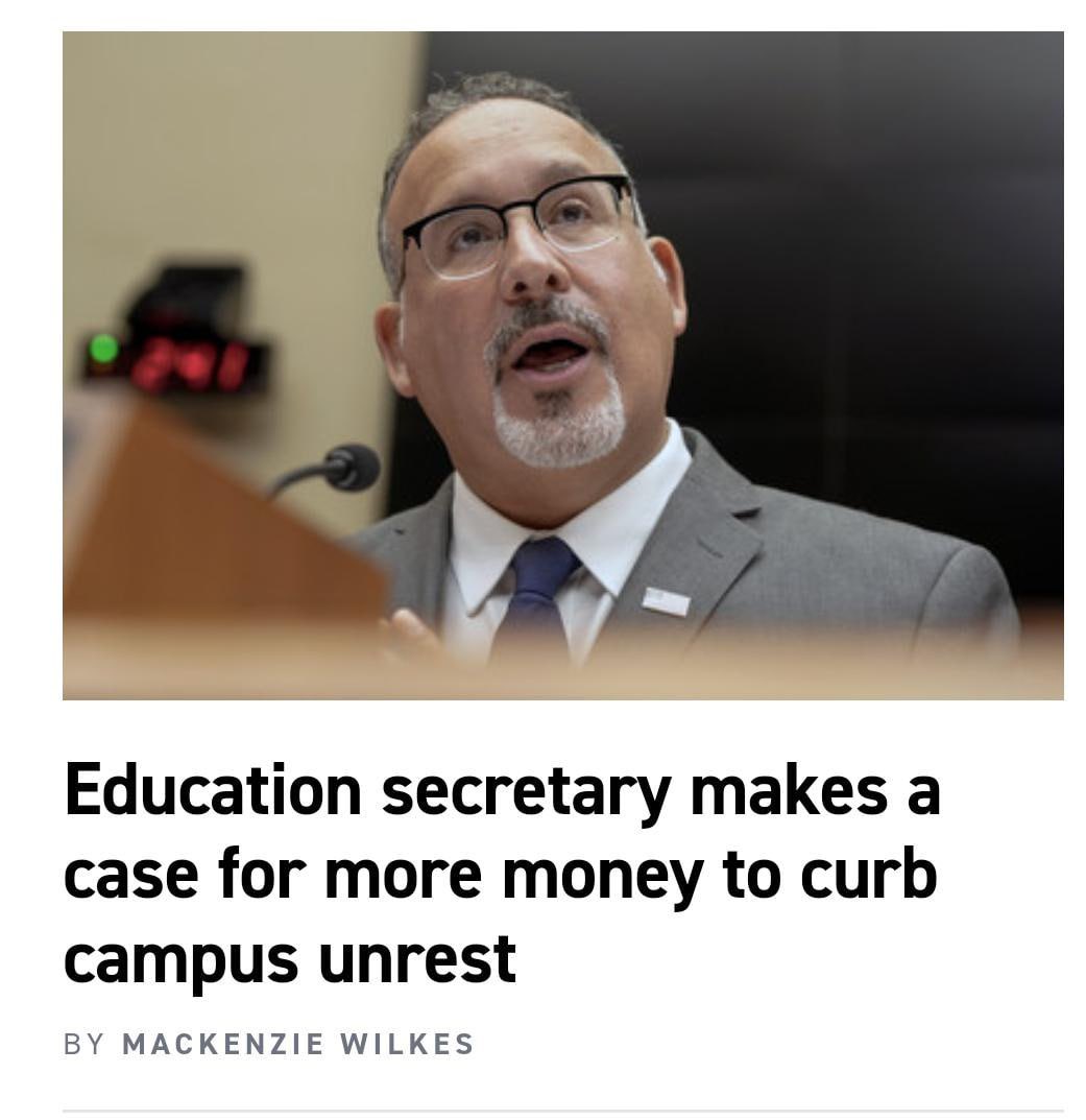 No money for veterans, the border crisis, or homelessness, but plenty of money to beat students who oppose a FOREIGN COUNTRY.