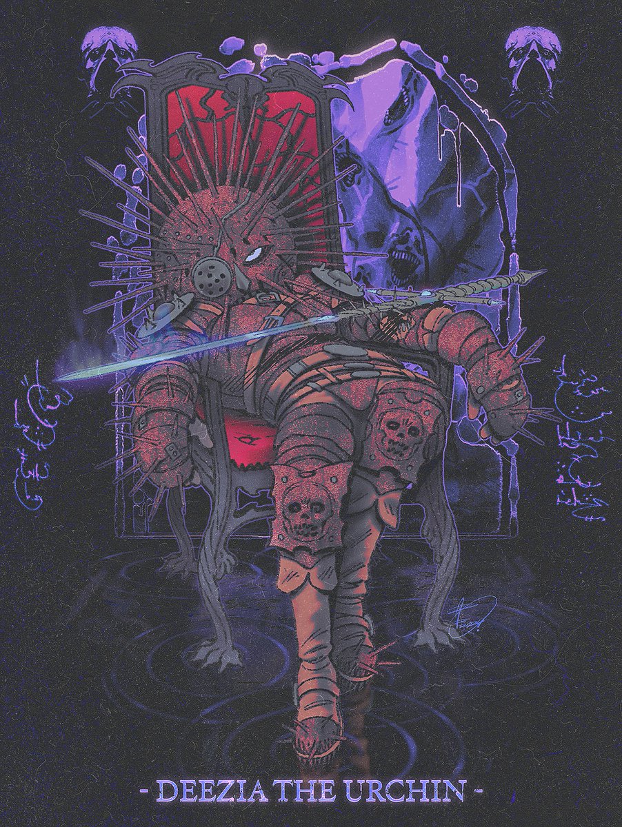 grillhou5e's tweet image. Deezia The Urchin 🗡️