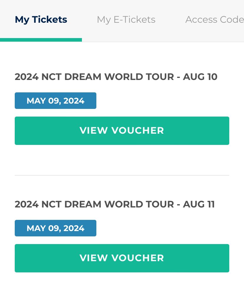 two days secured 🥹 see you again dreamies!!!!! @NCTsmtown_DREAM
