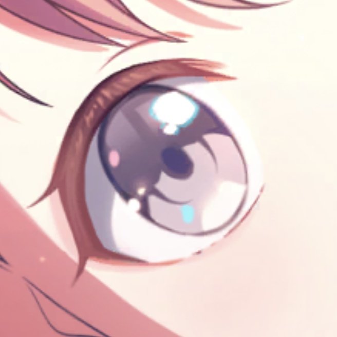 「花里さんの瞳に先輩達の色が映ってる…このためにグレーの瞳を与えられたんだな… 」|かぎむしのイラスト