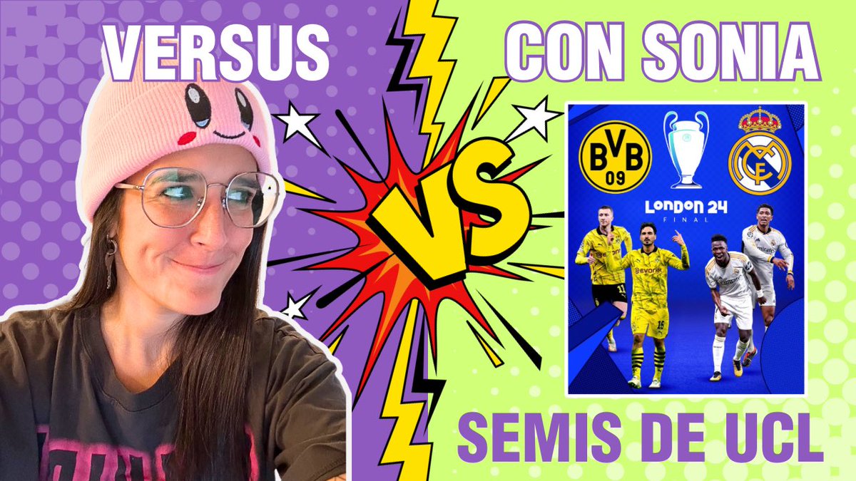 Estamosss!! Un VERSUS! De las Semis de la #ChampionsLeague para antes de dormir 😛😮‍💨🎤 Como pancito caliente YA! en mi canal de Youtube! youtu.be/qWFZT_rmiFA?si…