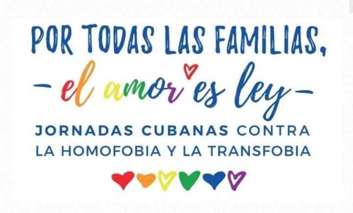 “Por todas las familias, el amor es ley” es el lema que encabeza este año las Jornadas Contra la Homofobia y la Transfobia que cada año organiza el Centro Nacional de Educación Sexual @CENESEX en #Cuba. @MTSS_CUBA @BenitoReyGonza1 @MartaEFeito @YanirisHernnde7