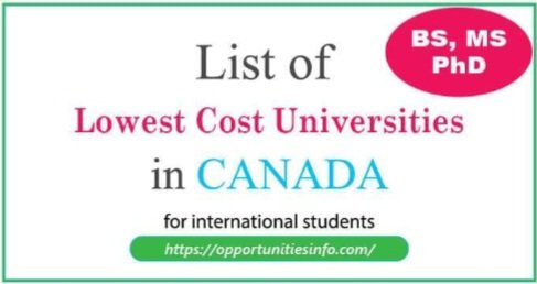 Top Lowest Cost Universities in Canada For International Students 2024-25

Apply Now: opportunitiesinfo.com/lowest-cost-un…

#opportunitiesinfo #scholarships2024 #scholarship #studyineurope #canada #fullyfundedscholaship #scholarshipswithoutielts #canadauniversities #studyabroad #studyincanada