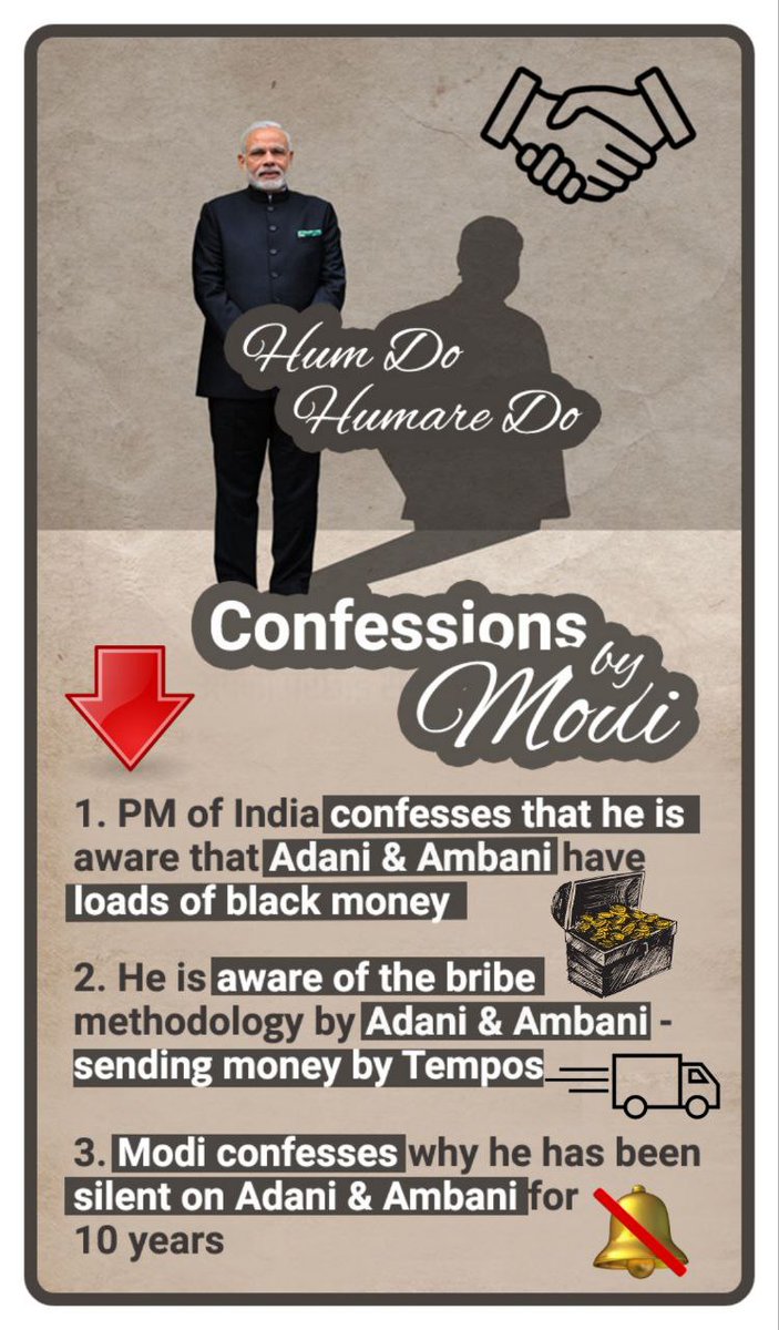 Now the cat is out of the bag. Those who used to talk about bringing black money from abroad today had to accept that their capitalist friends have a treasure trove of black money. But... . . What did Modi do all these 10 years, partying with them? #Ambani #Adani…