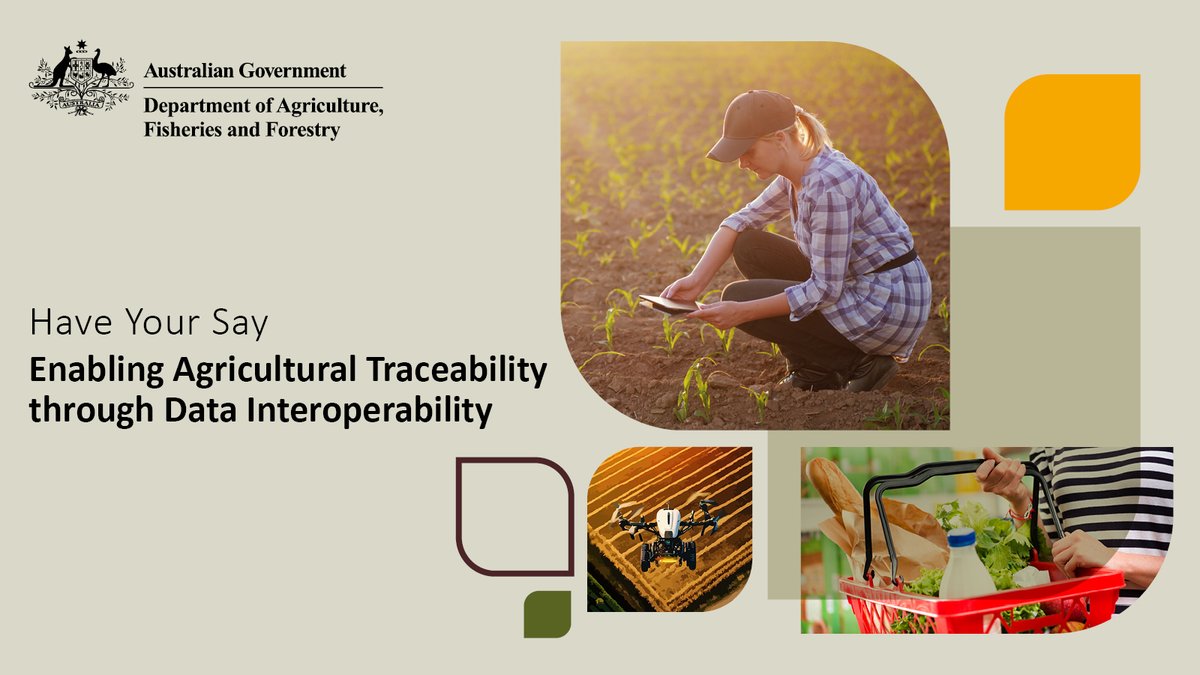 📈📲We’ve been working with @DAFFgov and industry on a framework for data sharing and interoperability for agricultural traceability. You can join the conversation ⬇️
haveyoursay.agriculture.gov.au/agricultural-t…

#foodsafety #foodtraceability #agtech #ausAG #agChatOz #agriculture