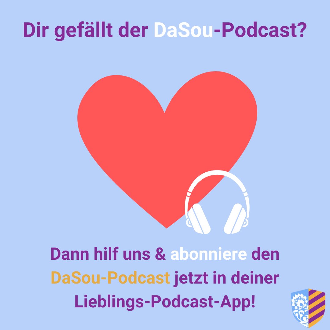 Wenn Dir der #DaSou-Podcast gefällt, dann freuen wir uns über Dein Abonnement bei Deiner Lieblings-Podcast-App! So bleibst du immer auf dem neusten Stand und verpasst keine Folge! Apropros: Hast Du schon die aktuelle Folge über digitale Identitäten gehört? ;) #Podcast #DSGVO