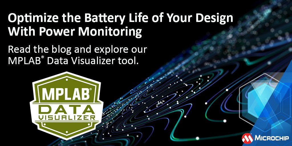 Optimize the power consumption of your design using the MPLAB® Data Visualizer power monitoring feature. Graphically display run-time variables while monitoring power consumption. Learn more: mchp.us/3T4hCLJ. #devtools #embeddeddesign #powermonitoring #debugging