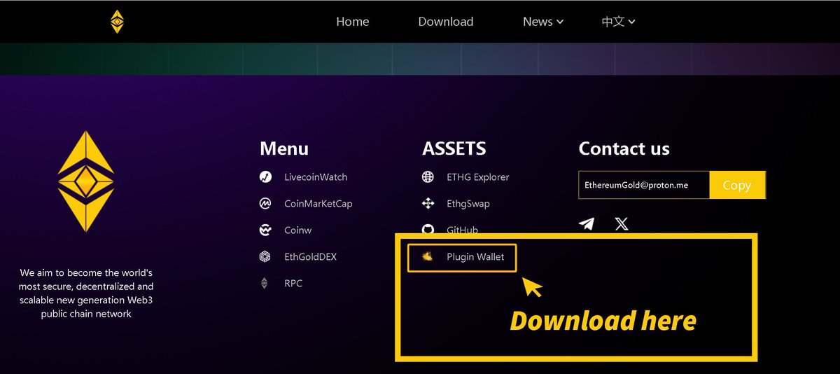 🚀 Exciting news! Now you can download and install the ETHG plug-in wallet through the navigation bar of the official website homepage!

🎉 Just click the button to get started quickly. Don't miss this opportunity - install it now and try it out! 💼

💎 #ETHG #CryptoWallets