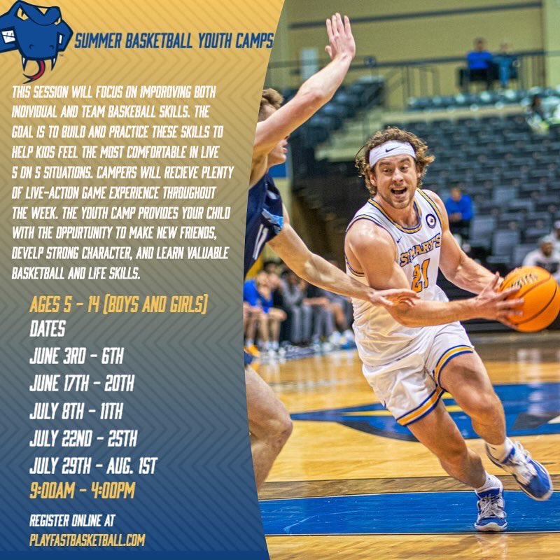 Also! School is almost out, so that means our summer youth camps are around the corner… Don’t forget to sign up! See y’all in the summer! @StMUmbb To register click on the link below playfastbasketball.com