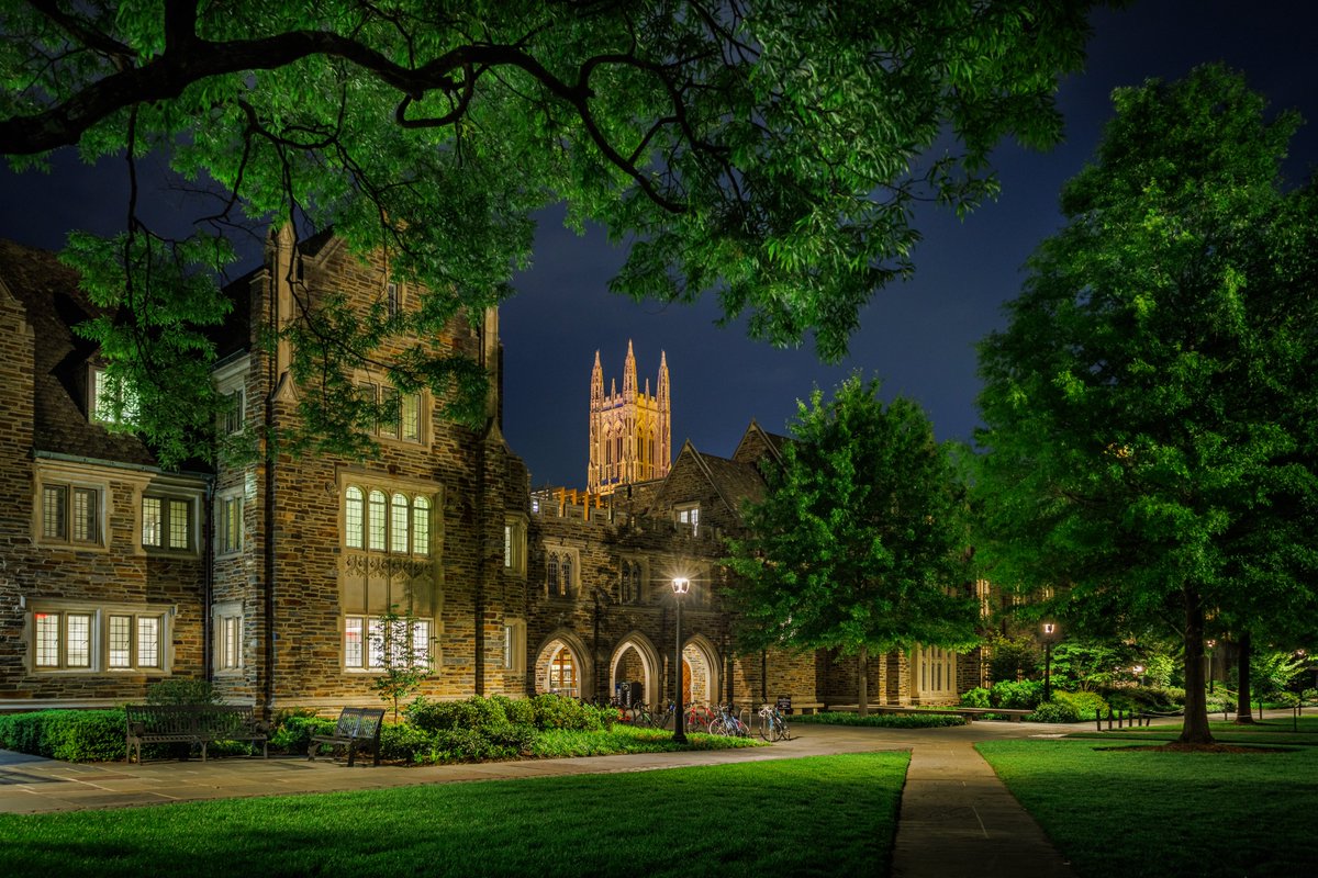 Walking around the beautiful Duke University campus while day transitions into night. #Canon #ShotOnCanon #DukeUniversity