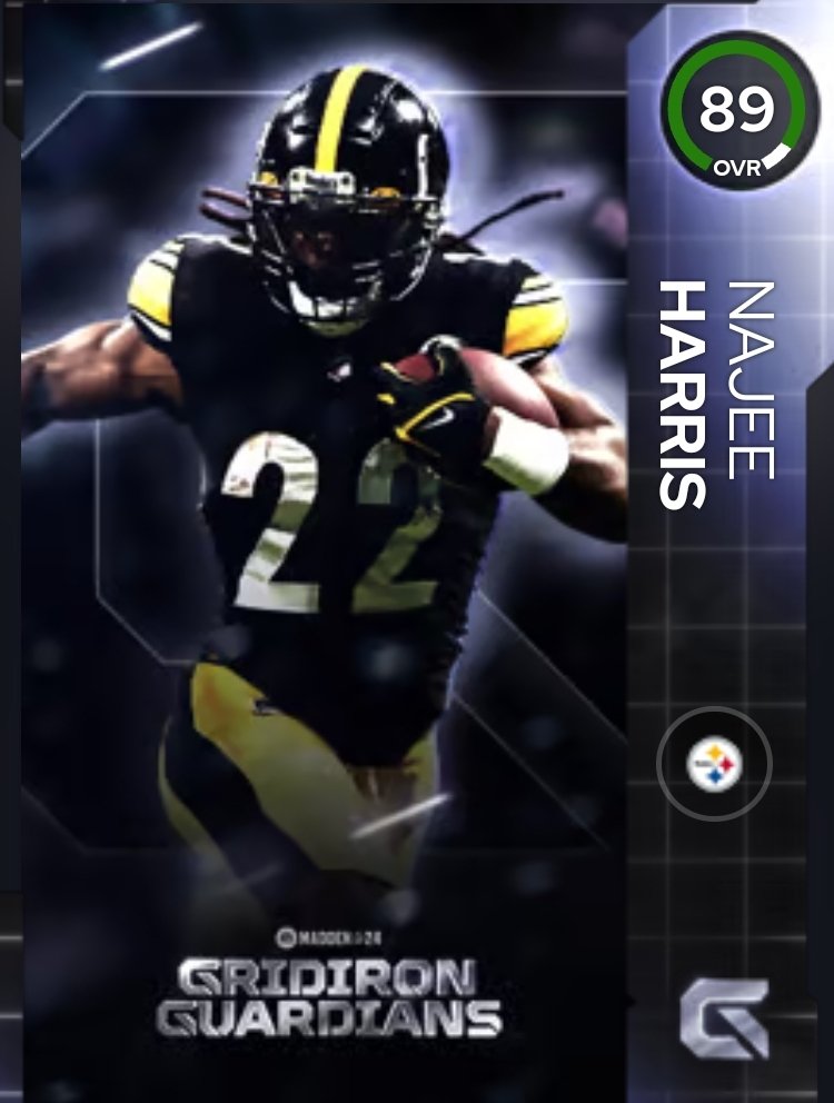 daddykool74's tweet photo. @EASPORTS_MUT WHERE IS NAJEE HARRIS UPGRADE ?????? SO DISRESPECTFUL.. UNBELIEVABLE THIS HIS ONLY CARD https://t.co/lFUycfQyIH