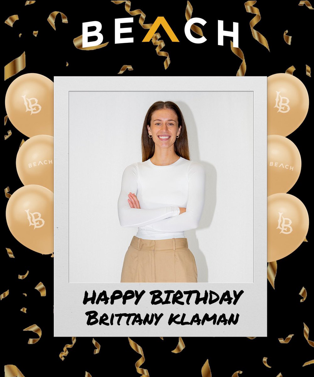 Please join us in wishing a very happy birthday to our Director of Basketball Operations, Brittany Klaman!!🥳🎉 #GoBeach