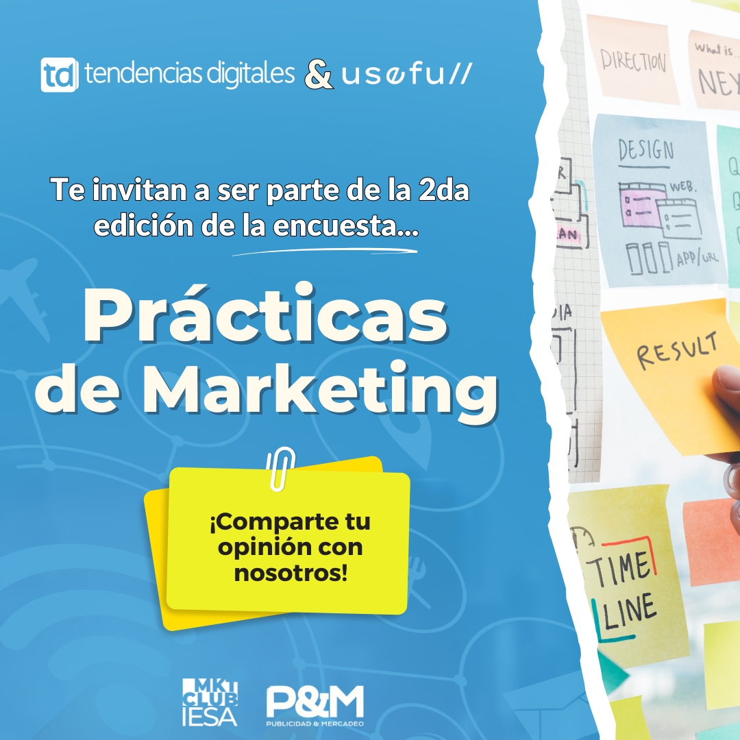 ¡Atención! Los invitamos a participar en la 2da edición de la encuesta de marketing más completa del país. ¡Tu opinión cuenta!

encuestas.tendenciasdigitales.com:8443/opinio/s?s=118…