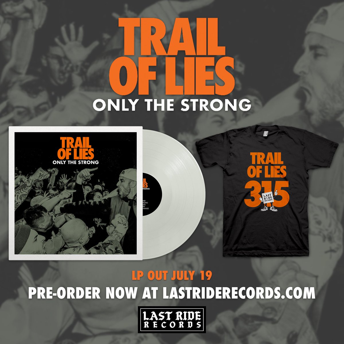New @TrailOfLies LP 'Only The Strong' out July 19. Title track streaming everywhere now.

Australian pressing available for pre-order now at lastriderecords.com/collections/tr…