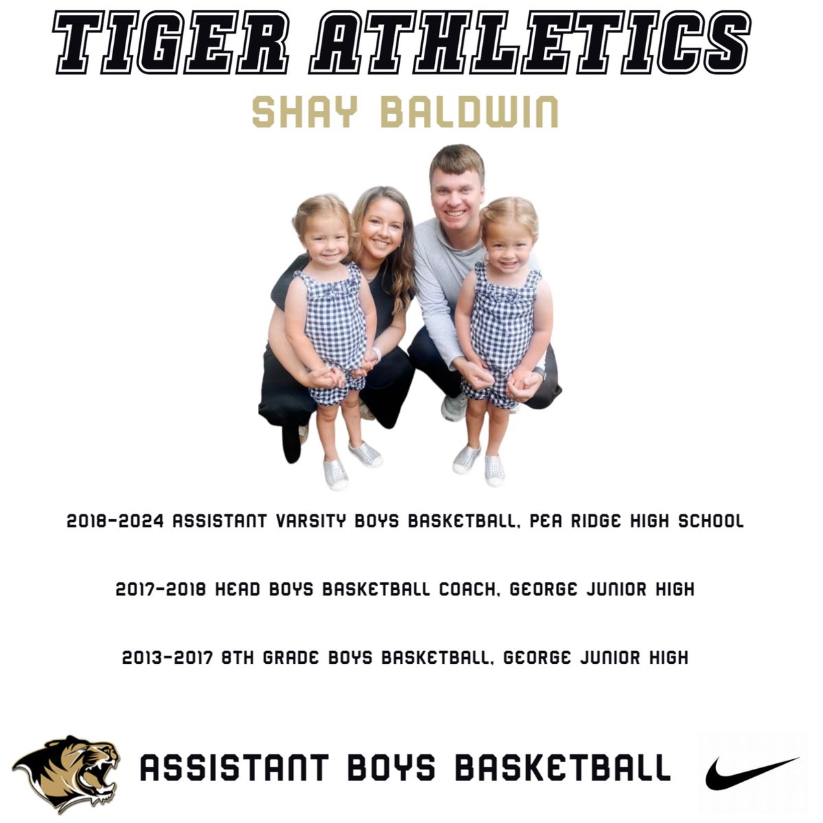 Welcome Coach Baldwin &amp; family to Bentonville 🏀