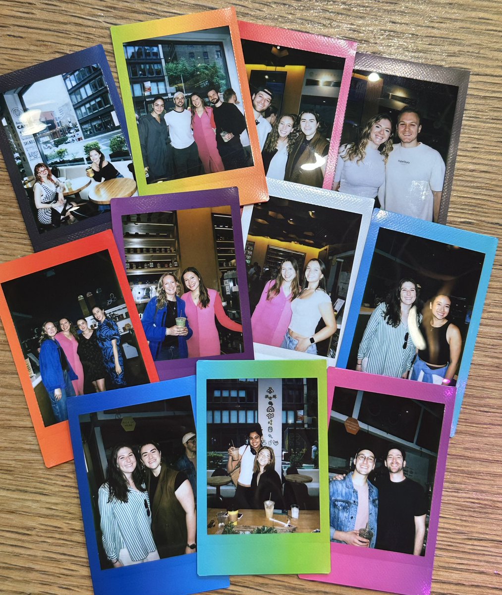 today’s Ecomm Coffee Collective was SO MUCH FUN!! great conversations were had, fab bevvys enjoyed, and of course, Polaroids were taken 🥳