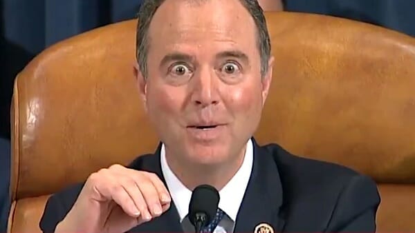 Who would like to see Intrinsic Failure Adam Schiff banned from ever holding office again.