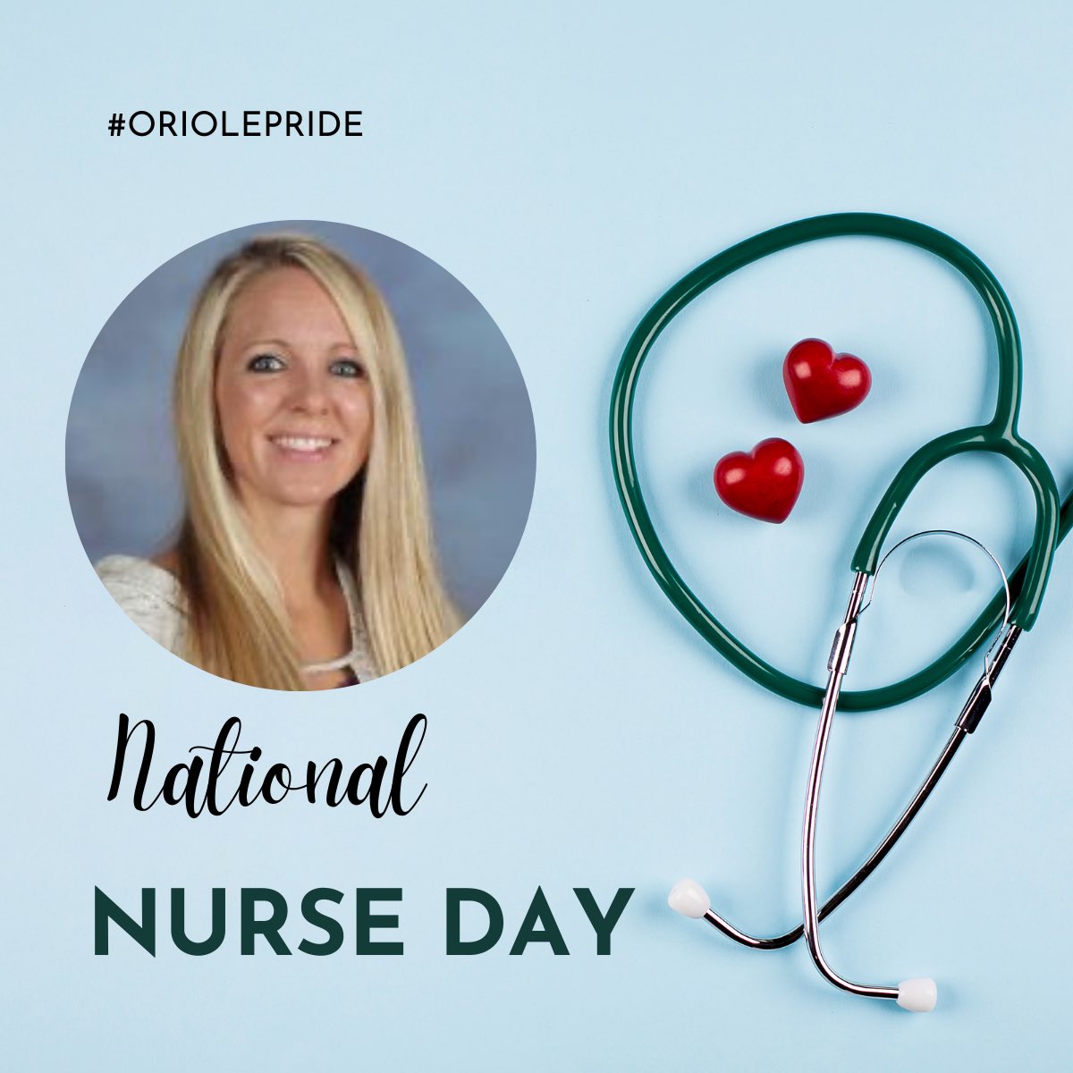 Happy National Nurses Day to the amazing Jennifer Dawson! When it comes to nurses, we truly have the best. #NationalNursesDay #ThankANurse #OriolePride