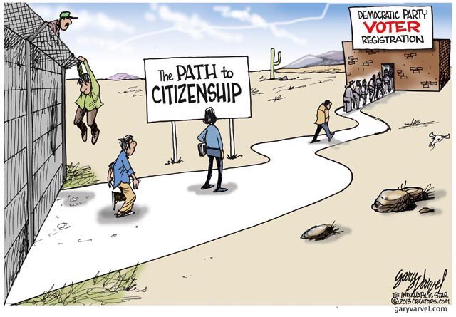Talk about convenience! They might as well set up a voter registration booth on the southern border! Let's make it easy-peasy for every illegal alien to cast their vote while soaking up the sun! ☀️🌴 Who needs a vacay when you can get a souvenir and democracy all in one go? 😄💼