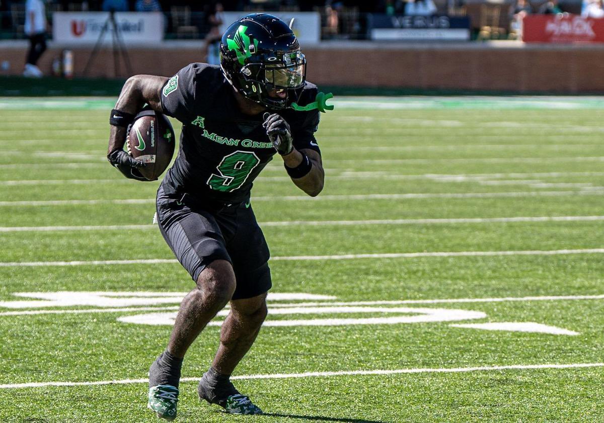 #AGTG after great conversation with @CoachClayJ I am blessed to receive a offer from @MeanGreenFB #GMG