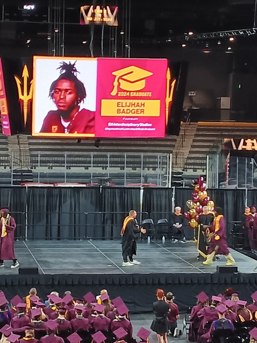 Super proud Mom, Congrats to my Last Mohican @ekb.p#BLESSED #asugrad#