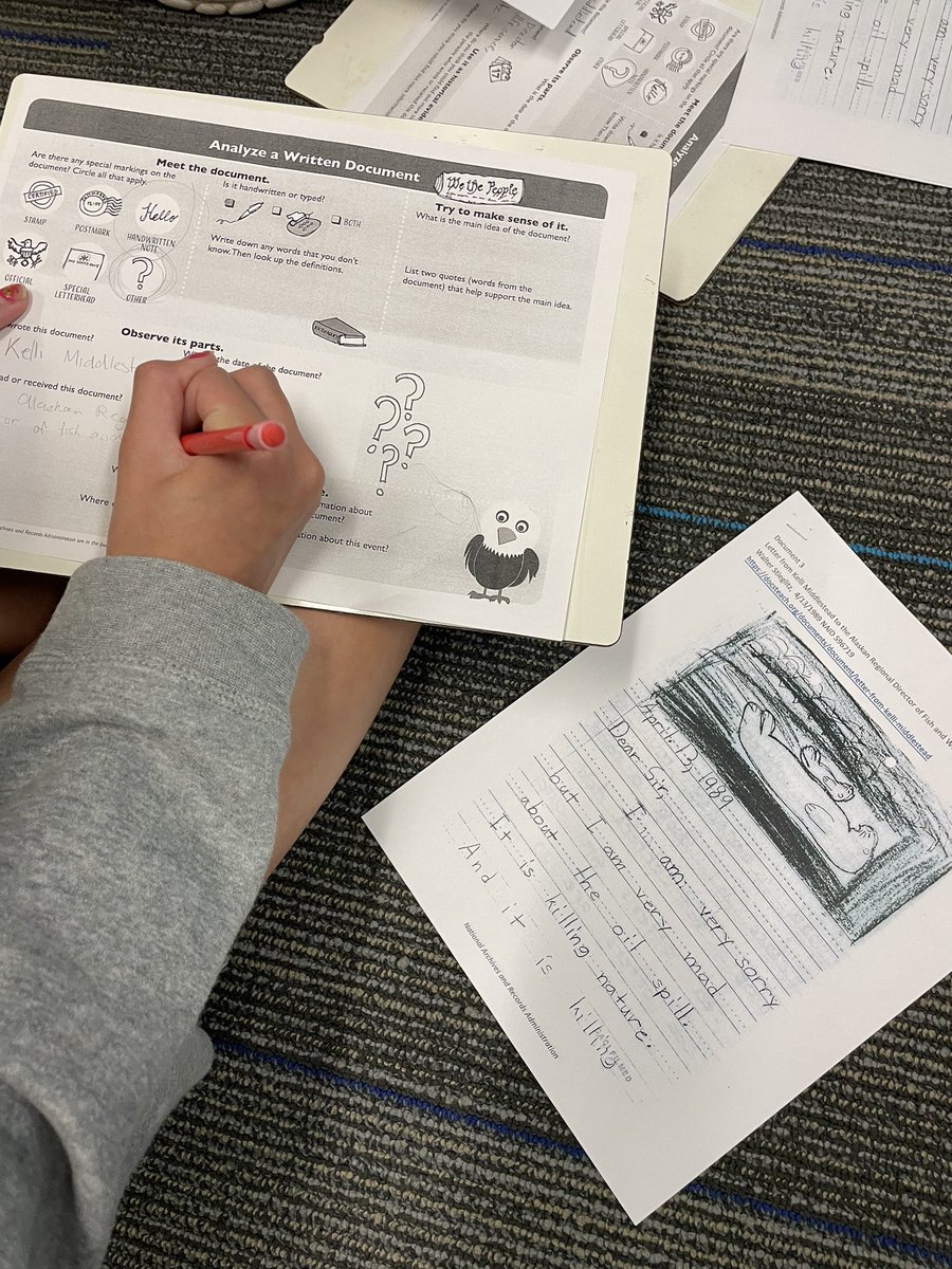 Using the Jigsaw strategy to read letters written by children to petition government officials from <a href="/USNatArchives/">U.S. National Archives</a> to help us learn about the first amendment. <a href="/OPSSocStudies/">OPS Social Studies</a> 
<a href="/NHTOYMc/">Nathan McAlister</a>