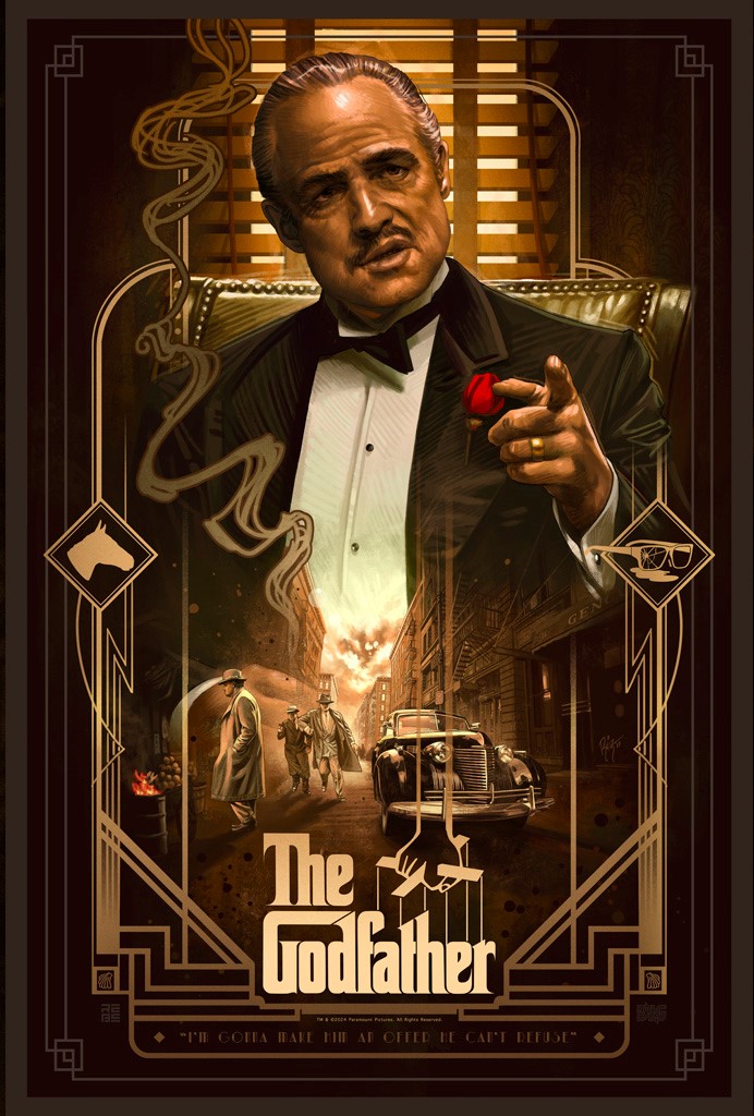 Brilliant poster for The Godfather by @RuizBurgosArt 

#TheGodfather