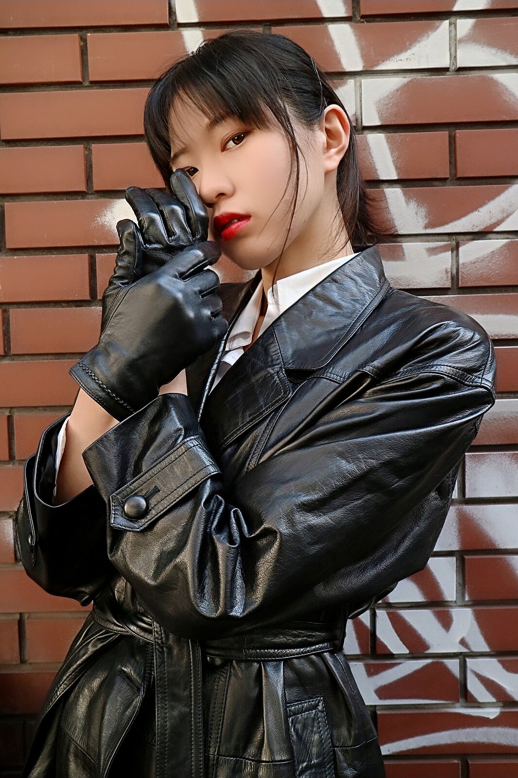 SENSUAL 深長 FMH×NUDE レザーライダースジャケット 馬革