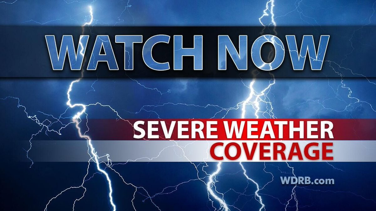 WATCH LIVE | A tornado warning has been issued in our area. Tune in now for live severe weather coverage from @MarcWeinbergWX and @RDeLucaWX: wdrb.com/watch-now/
