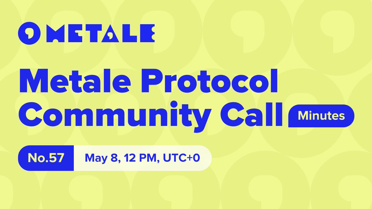 Does your morning typically start with coffee and catching up on the latest news? If so, we invite you to explore something that may genuinely impress you! Dive deeper into the #MetaleProtocol ecosystem with the minutes from our recent AMA, and discover the answers to questions…