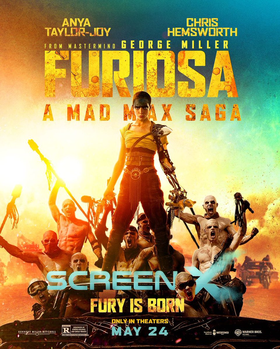 Brand new special format posters for #Furiosa: A Mad Max Saga, coming to GSC #4DX and #ScreenX halls this 23 May! 💥🔥