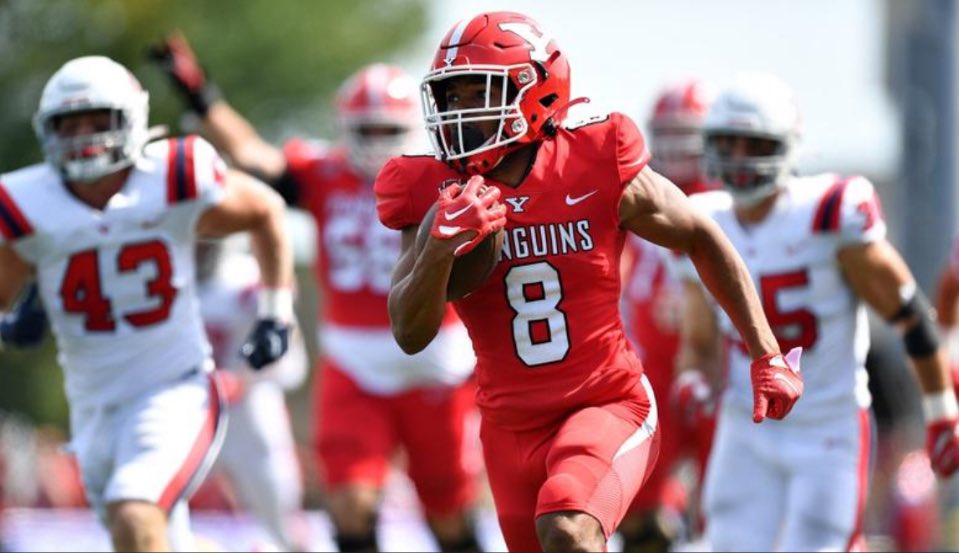 Thank you Lord! After a great conversation with @CoachLark_28 I’m blessed to receive a Division 1 scholarship from @ysufootball @CoachLehmeier @timothysasson