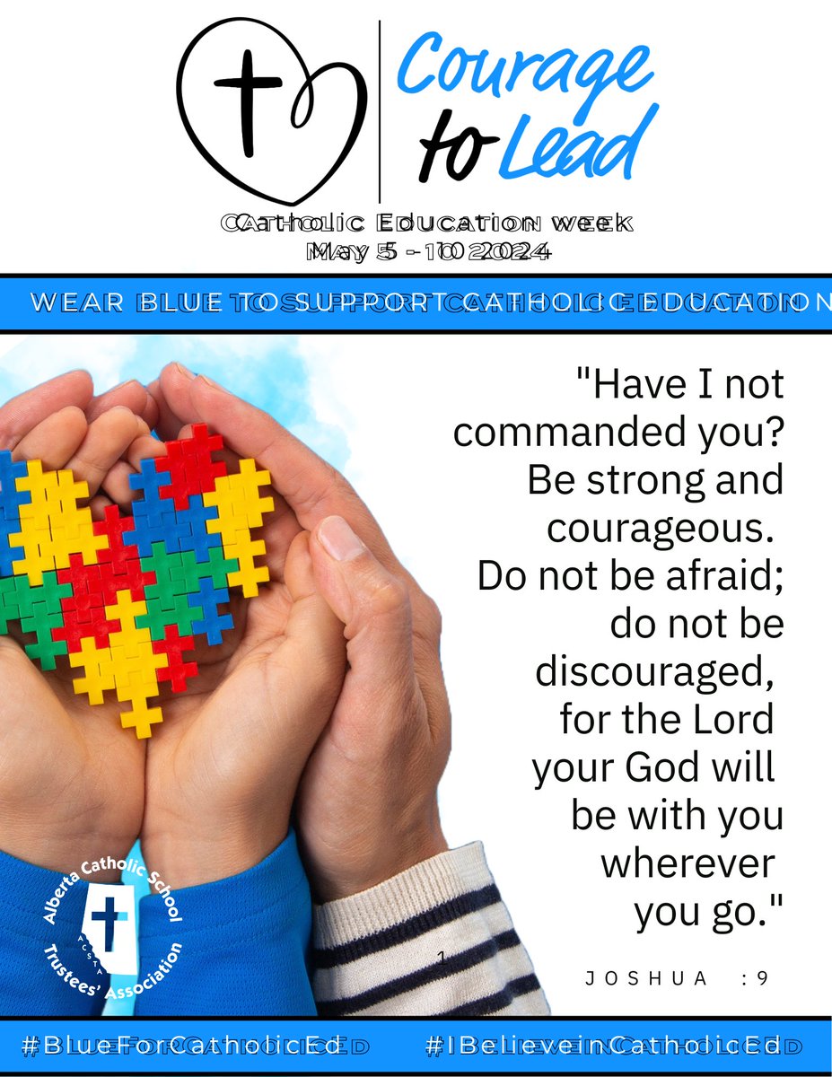 @StmarkC remember to wear blue tomorrow to celebrate #CatholicEducationWeek @CCSD_edu @GrACE4cathed