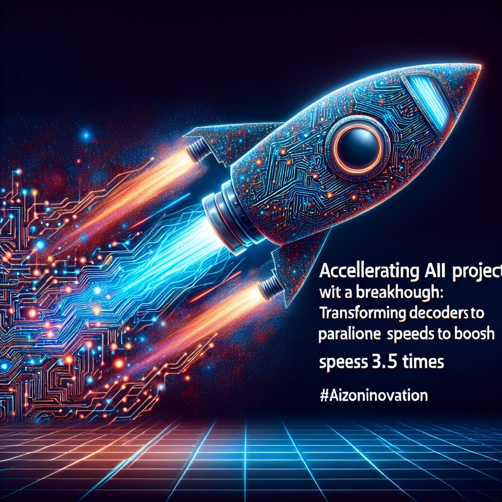 🚀 Accelerate your AI projects with this breakthrough! Transforming LLMs into parallel decoders boosts inference speeds by 3.5x. Imagine what you can achieve now! 💡 Dive into the future of faster AI without limits. #aizona #innovation