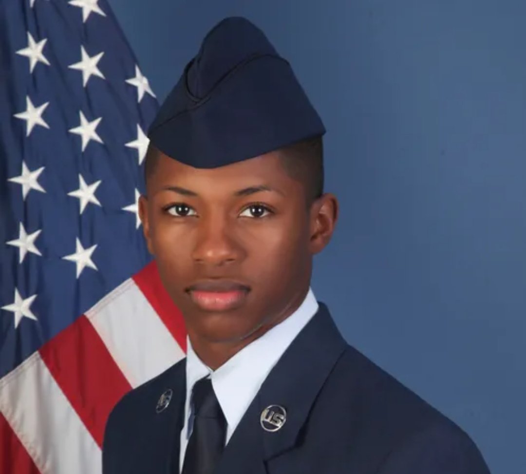 💢 Deputies burst into wrong apartment last week and fatally shot a innocent Black American,  US Air Force airman.

It doesn't matter what your status in life is, if you are Black American it means shoot to kill first, and ask questions later. We have seen this same story before