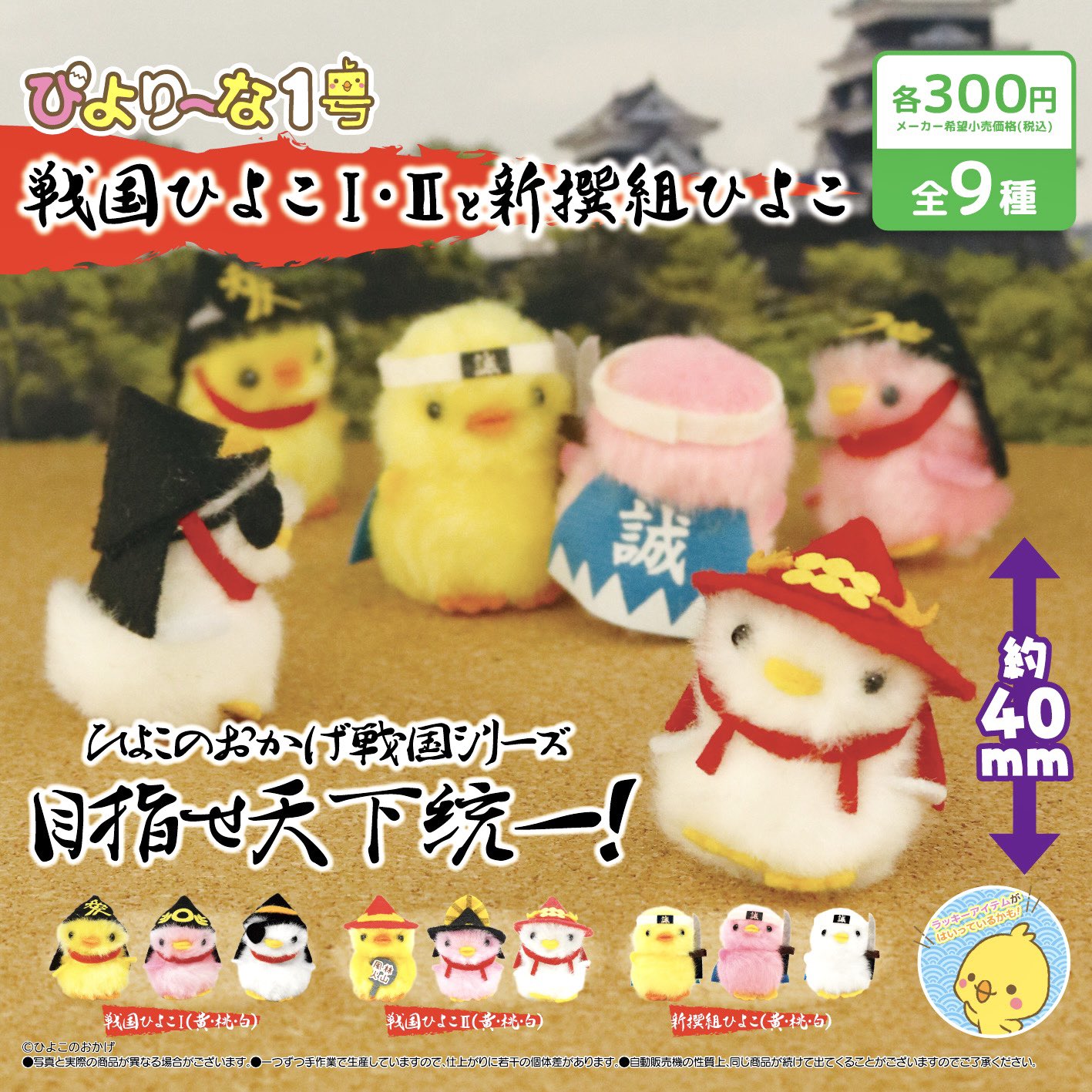 ぴよりーな1号 ひよこのおかげ ハチ公2024 こい ぴよりーな1号 ひよこのおかげ ハチ公2024 こい