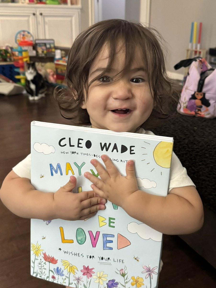 Soli loves books! 📚 And today our copy of “May You Love and Be Loved” by @withlovecleo came in! The sincere hopes in this book are the same hopes I have for my sweet Soledad. I cannot recommend this author and her books enough! ❤️