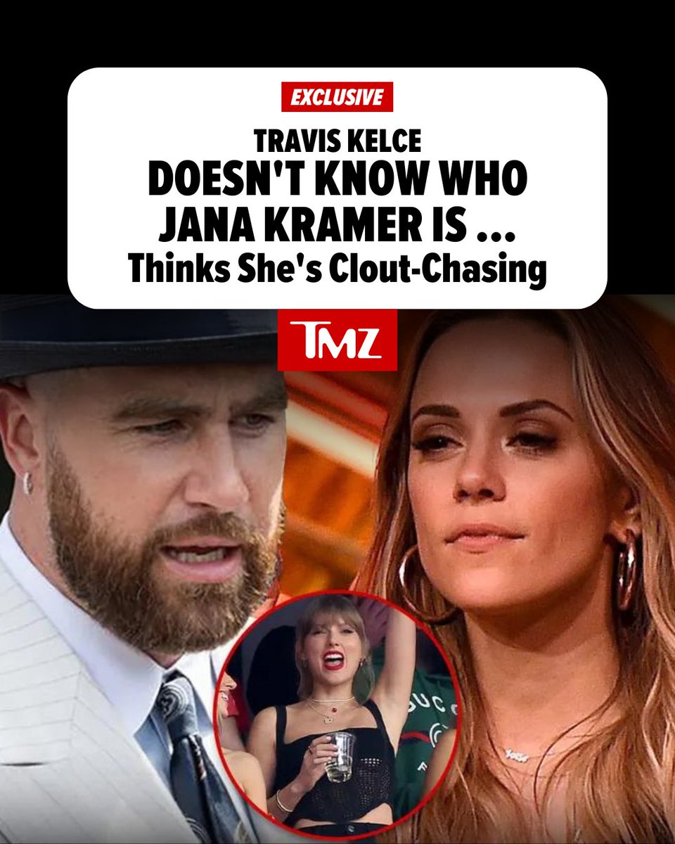 #TravisKelce is taken aback by #JanaKramer's inflammatory comments about him on her podcast. Read more 👉 tmz.me/QU1aaaK