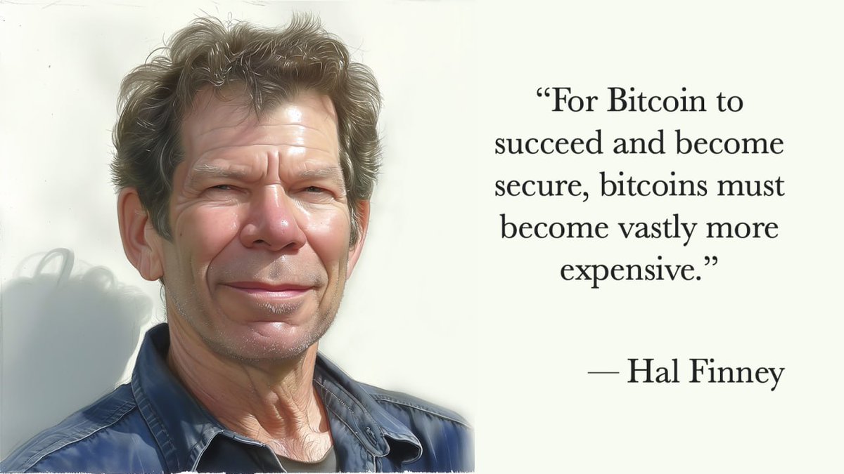 A reminder from Hal Finney. #Bitcoin