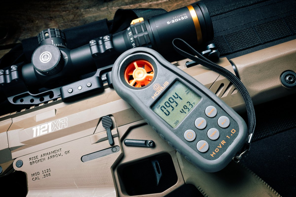 Get wind calls on the fly with the HoVR™ 1.0 Weather Meter

#horusvision #hovr #tremor3 #tremor5 #precisionrifle #precisionshooting #longrangeshooting #longrangeonly #targetpractice