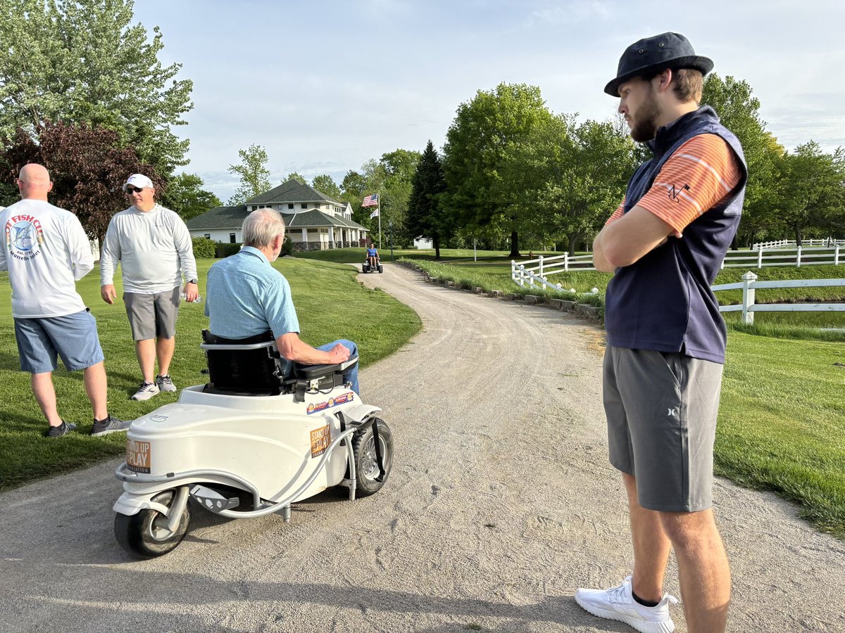 JoinTheTurn's tweet photo. It was volunteer training tonight! Our volunteers were able to get in and use our adaptive carts to experience what our members experience. #changingcourseimprovinglife https://t.co/syGLE8wo9j
