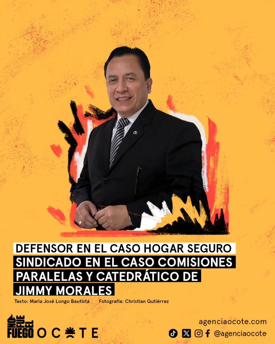 📌Defensor en el #CasoHogarSeguro.  En este 🧵 conoce detalles del perfil de Luis Fernando Ruíz Ramírez, abogado, catedrático de Jimmy Morales e implicado en el Caso Comisiones Paralelas. 👀 ✍️ @MJLongoBautista