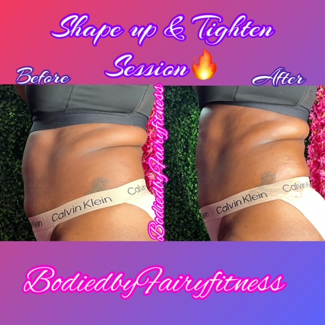 Transformed in just one session! Witness the power of shape up and tighten. 🌟 #BodyTransformation #SculptYourCurves #bodiedbyfairyfitness #indyspa #indybodysculpting #indybodycontouring #indymoms #indyfitness #healthandwellness #booknow #waisttrainer