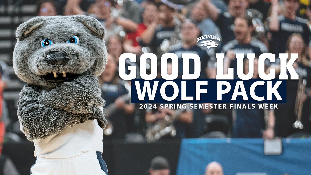 Best of luck to our Pack during finals this week 🤓 #BattleBorn | @unevadareno