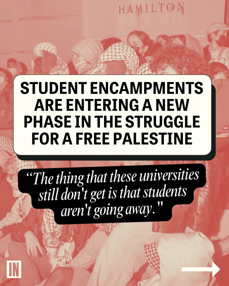 New roundtable: “The university has increasingly become a space of donor interests and corporate interests.” @Emanabdelhadi, @UptownKastro and three student activists on Palestinian liberation and the repression of campus protest: inthesetimes.com/article/palest…