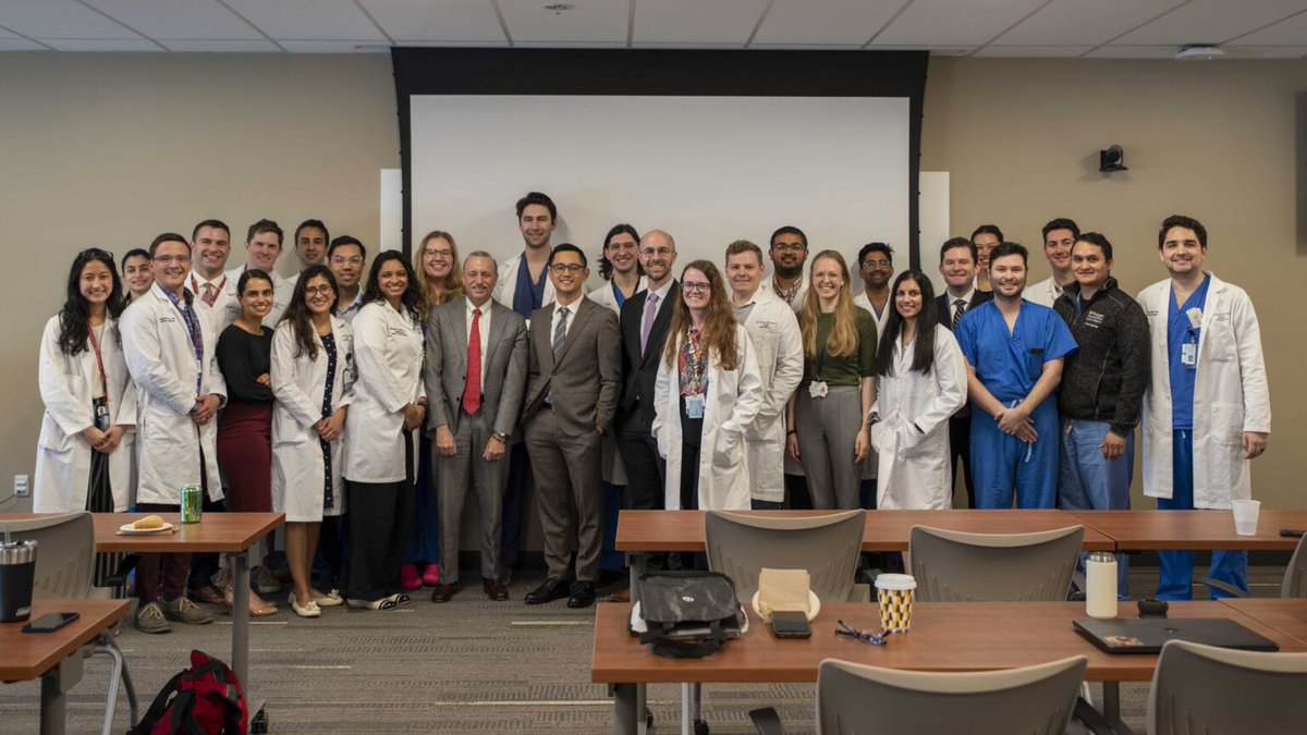 Our @WUSTL_ENT residents with Dr. Mark Varvares at the Gershon Spector Lectureship. Dr. Varvares gave an inspiring talk on leadership in academic medicine.